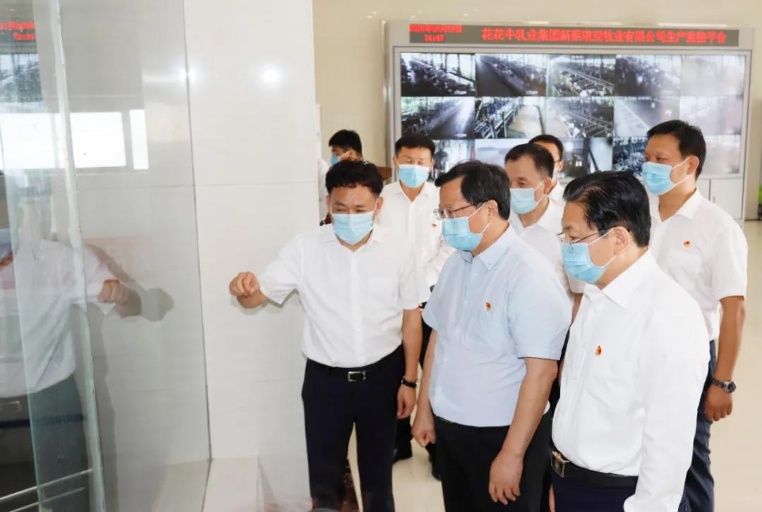 快訊 | 河南省委常委、省紀委書記、省監委主任任正曉蒞臨花花牛乳業集團新蔡瑞亞牧場調研