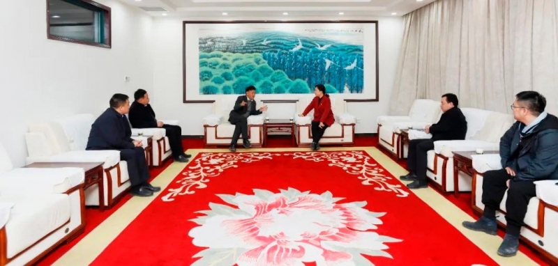 發揮產業優勢 助力鄉村振興 | 民權縣委副書記、縣長王靜嫻會見關曉彥董事長一行